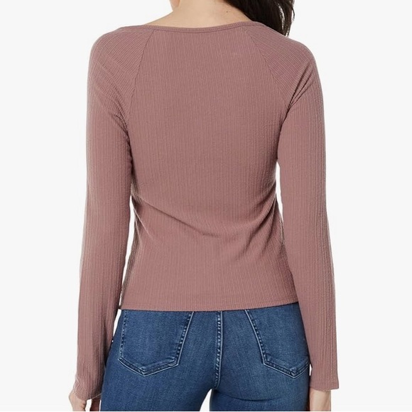 Lucky brand lace up knit top - Picture 6 of 9